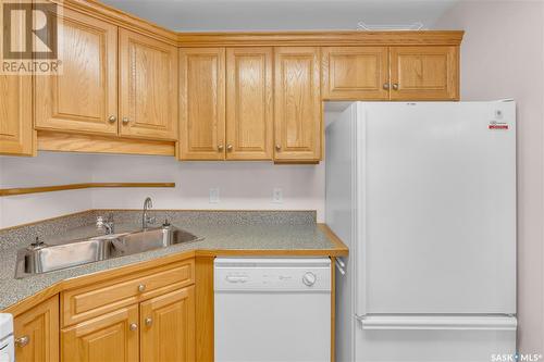 306 2909 Arens Road E, Regina, SK - Indoor Photo Showing Kitchen With Double Sink