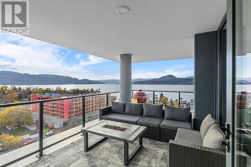 485 Groves Avenue Unit# 1105, Kelowna, BC - Outdoor With Body Of Water With View With Exterior