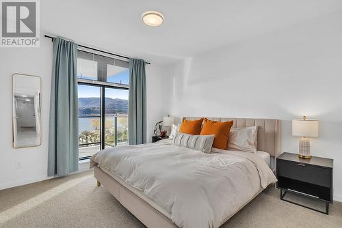 485 Groves Avenue Unit# 1105, Kelowna, BC - Indoor Photo Showing Bedroom