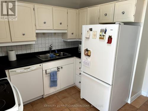 1105 - 380 King Street, London, ON - Indoor Photo Showing Kitchen With Double Sink