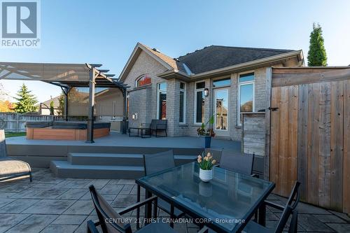 Patio - 377 Darcy Drive S, Strathroy-Caradoc (Ne), ON - Outdoor With Deck Patio Veranda