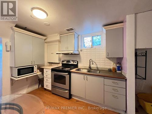 26 Thurrock Road, Toronto, ON - Indoor Photo Showing Kitchen With Double Sink