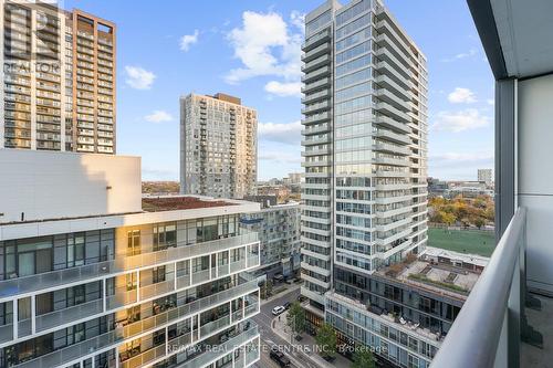 1303 - 225 Sumach Street, Toronto, ON - Outdoor With Balcony With Facade