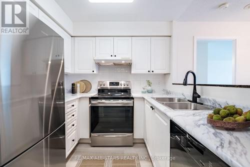 1116 - 8 Hillcrest Avenue, Toronto, ON - Indoor Photo Showing Kitchen With Stainless Steel Kitchen With Double Sink