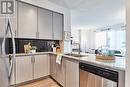 515 - 60 Berwick Avenue, Toronto, ON  - Indoor Photo Showing Kitchen With Double Sink With Upgraded Kitchen 