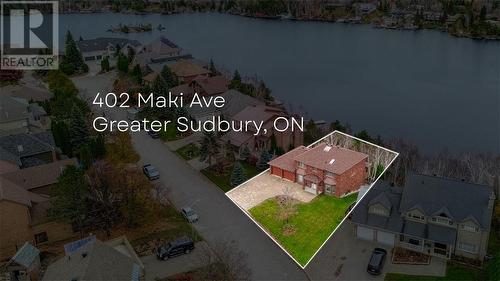 402 Maki Avenue, Sudbury, ON - Outdoor With Body Of Water With View