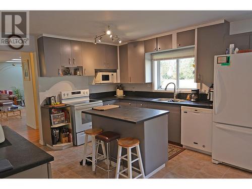 705 Giffin Avenue, Slocan, BC - Indoor Photo Showing Kitchen With Double Sink