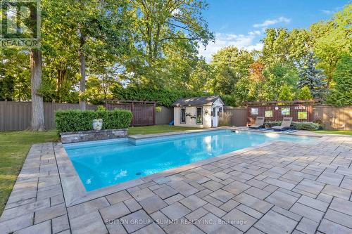 1195 Crestdale Road, Mississauga, ON - Outdoor With In Ground Pool With Backyard