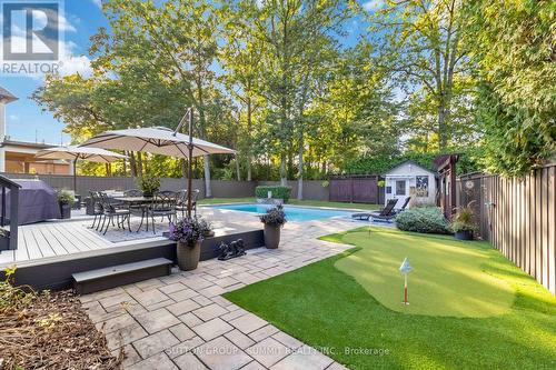 1195 Crestdale Road, Mississauga, ON - Outdoor With In Ground Pool With Deck Patio Veranda With Backyard