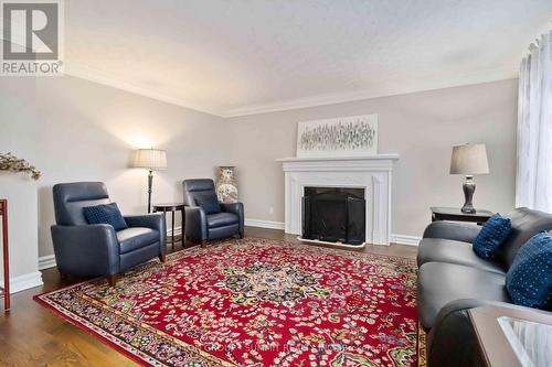 1195 Crestdale Road, Mississauga, ON - Indoor Photo Showing Living Room With Fireplace