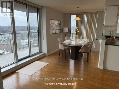 1001 - 1140 Parkwest Place, Mississauga, ON - Indoor Photo Showing Dining Room