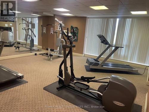 1001 - 1140 Parkwest Place, Mississauga, ON - Indoor Photo Showing Gym Room