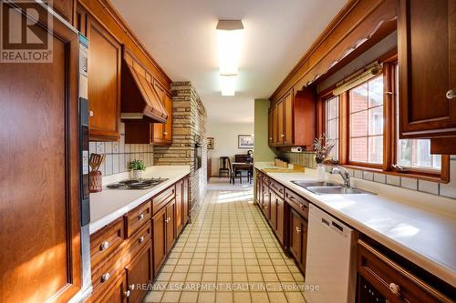 14 Horace Drive, Brant, ON - Indoor Photo Showing Kitchen With Double Sink