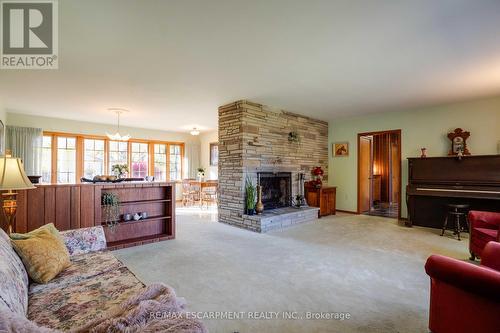 14 Horace Drive, Brant, ON - Indoor Photo Showing Living Room With Fireplace