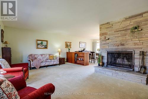 14 Horace Drive, Brant, ON - Indoor Photo Showing Living Room With Fireplace