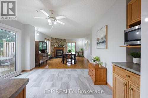 254304 9Th Line, Amaranth, ON - Indoor With Fireplace