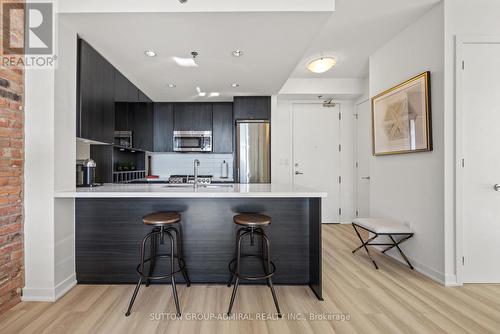 519 - 88 Colgate Avenue, Toronto, ON - Indoor Photo Showing Kitchen With Upgraded Kitchen