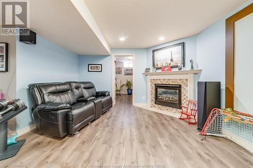 1041 Chelsea Park Way, Lakeshore, ON - Indoor Photo Showing Living Room With Fireplace