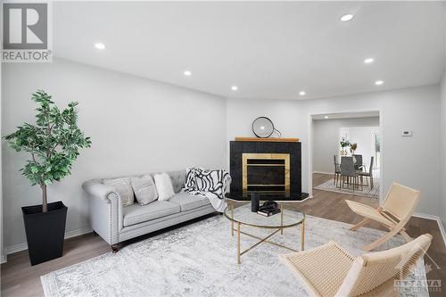 1233 Dussere Street, Ottawa, ON - Indoor Photo Showing Living Room With Fireplace