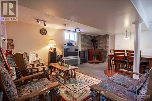 828 Notre Dame Street, Russell, ON - Indoor Photo Showing Living Room With Fireplace