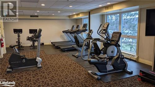 1235 Deerhurst Drive Unit# 317, Huntsville, ON - Indoor Photo Showing Gym Room