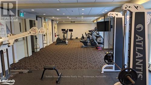 317 - 1235 Deerhurst Drive, Huntsville (Chaffey), ON - Indoor Photo Showing Gym Room