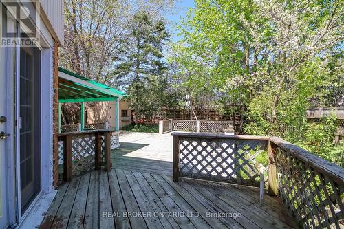 Main - 712 Edgewood Road, Pickering, ON - Outdoor With Deck Patio Veranda With Exterior