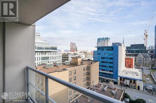 914 610 Granville Avenue, Vancouver, BC - Outdoor With Balcony With View