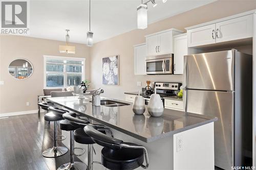 1113 Kolynchuk Link, Saskatoon, SK - Indoor Photo Showing Kitchen With Double Sink With Upgraded Kitchen