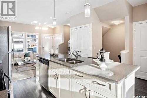 1113 Kolynchuk Link, Saskatoon, SK - Indoor Photo Showing Kitchen With Double Sink With Upgraded Kitchen