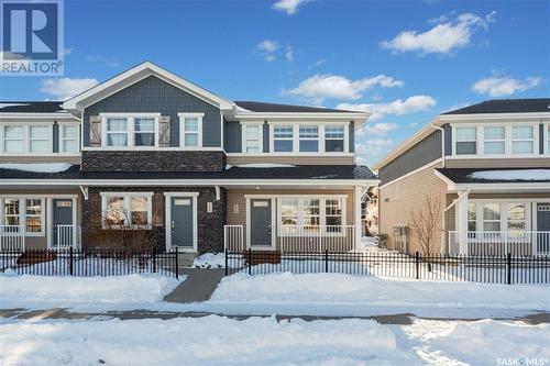 1113 Kolynchuk Link, Saskatoon, SK - Outdoor With Deck Patio Veranda With Facade