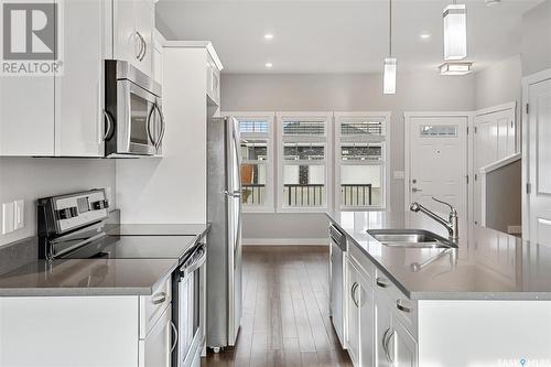 1113 Kolynchuk Link, Saskatoon, SK - Indoor Photo Showing Kitchen With Double Sink