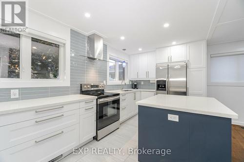 51 Allendale Road, Brampton, ON - Indoor Photo Showing Kitchen With Upgraded Kitchen