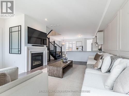 4023 Sixth Line, Oakville, ON - Indoor Photo Showing Living Room With Fireplace