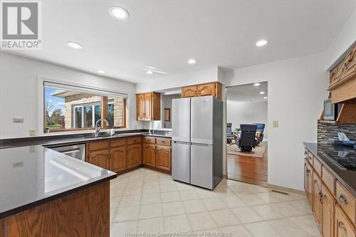 5735 Huron Church Line Road, Lasalle, ON - Indoor Photo Showing Kitchen With Double Sink