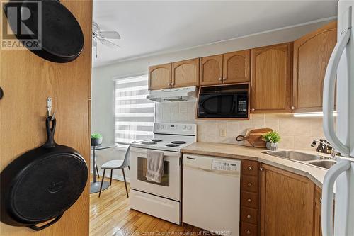 953 Lena Avenue, Windsor, ON - Indoor Photo Showing Kitchen With Double Sink