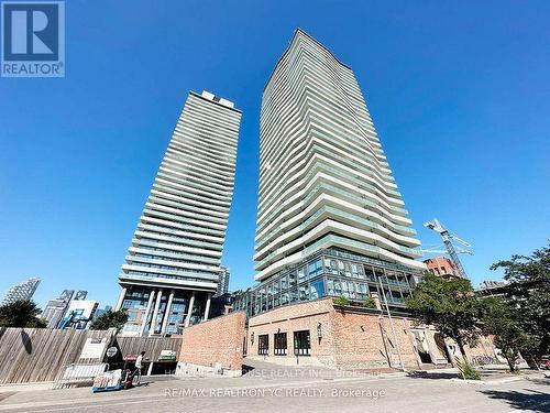 2607 - 390 Cherry Street S, Toronto, ON - Outdoor With Facade