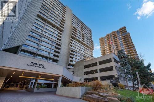 1201 - 530 Laurier Avenue W, Ottawa, ON - Outdoor With Facade