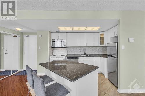 1201 - 530 Laurier Avenue W, Ottawa, ON - Indoor Photo Showing Kitchen With Double Sink