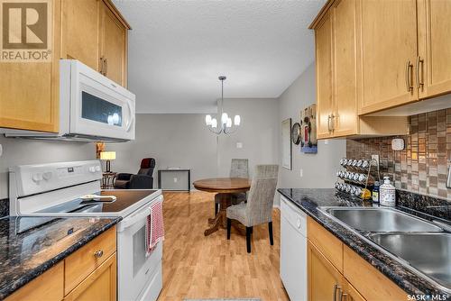 102B 1121 Mckercher Drive, Saskatoon, SK - Indoor Photo Showing Kitchen With Double Sink