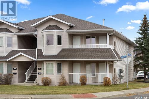 3103 Truesdale Drive E, Regina, SK - Outdoor With Deck Patio Veranda With Facade