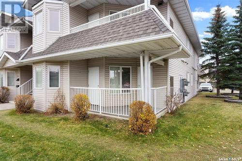 3103 Truesdale Drive E, Regina, SK - Outdoor With Deck Patio Veranda With Facade