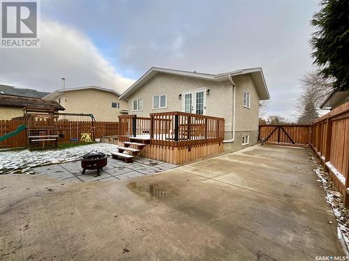 110 Petersmeyer Street, Regina, SK - Outdoor With Deck Patio Veranda With Exterior