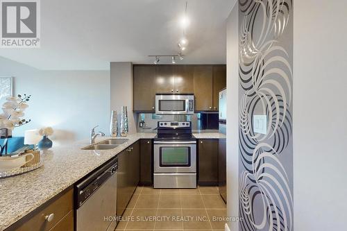 3902 - 50 Absolute Avenue, Mississauga, ON - Indoor Photo Showing Kitchen With Double Sink