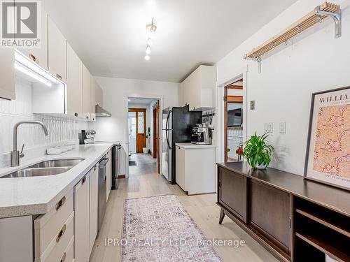 11 Phin Avenue, Toronto, ON - Indoor Photo Showing Kitchen With Double Sink