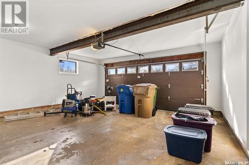 66 Houston Road, Regina, SK - Indoor Photo Showing Garage