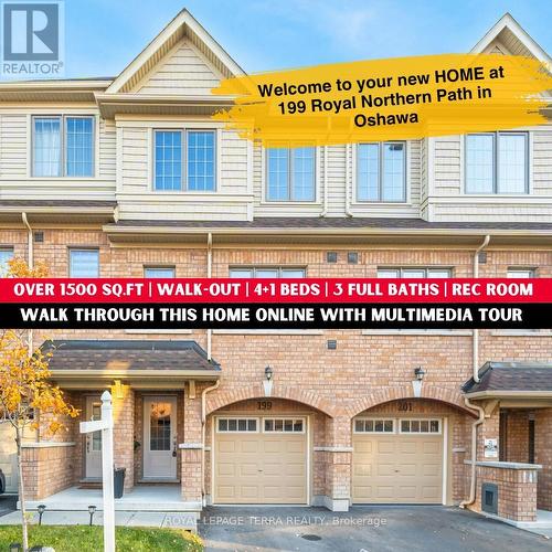 199 Royal Northern Path, Oshawa, ON - Outdoor With Facade