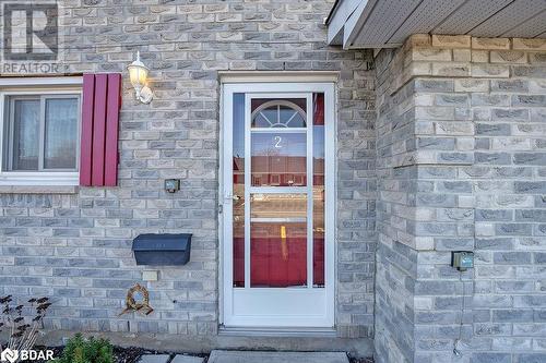 View of exterior entry - 73 Lywood Street Unit# 2, Belleville, ON - Outdoor