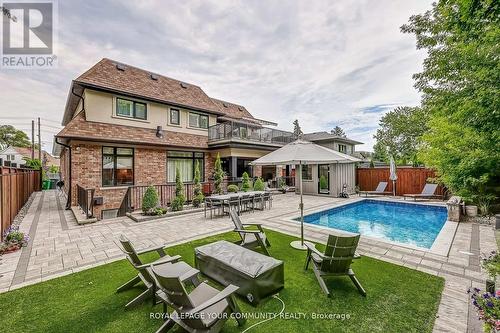 1256 Mineola Gardens, Mississauga, ON - Outdoor With In Ground Pool With Deck Patio Veranda With Backyard