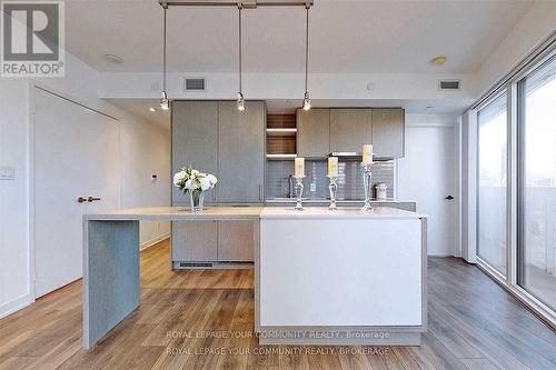 2407 - 100 Harbour Street, Toronto, ON - Indoor Photo Showing Kitchen With Double Sink With Upgraded Kitchen